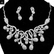 Set Ketting Oorbellen bezet Swarovski #2